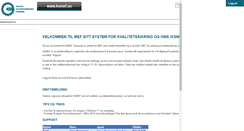 Desktop Screenshot of ksmef.no